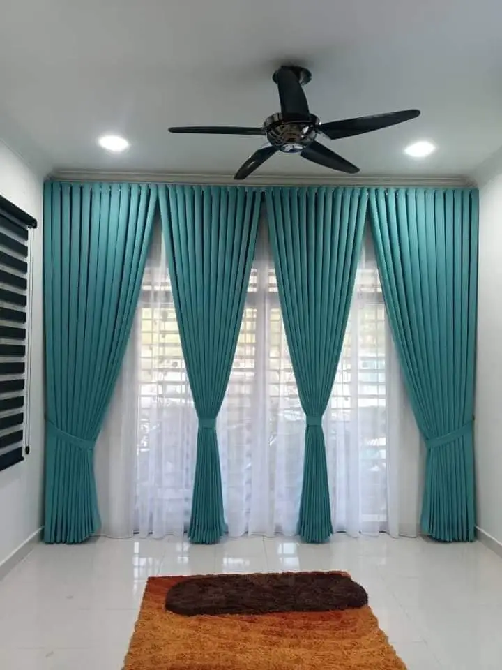 S-Fold Curtains for Showroom