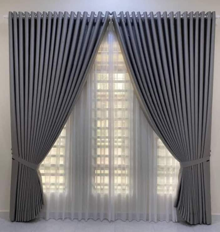 Sheer Curtains for Yoga Studio